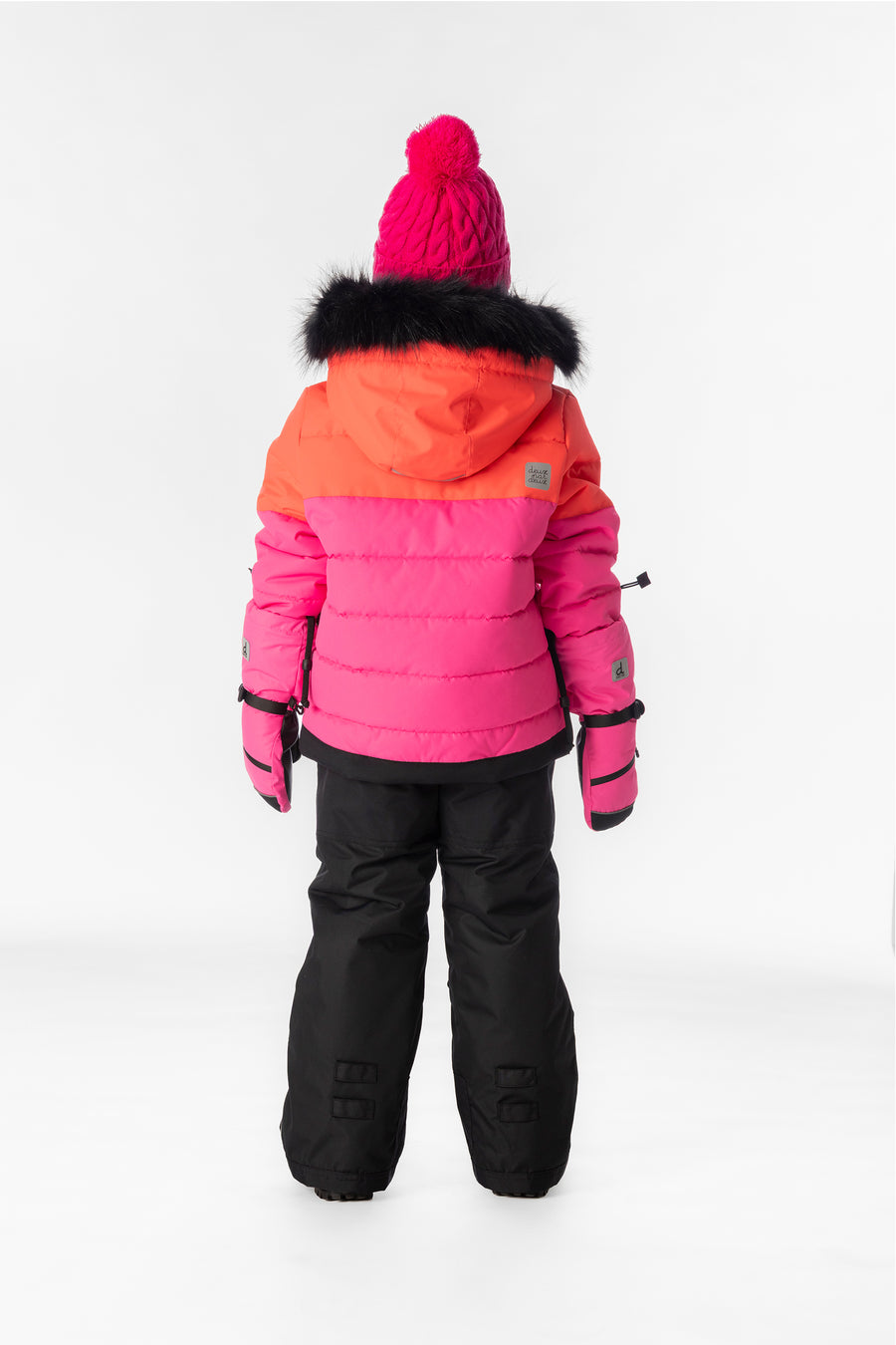Two Piece Play Snowsuit Bright Pink