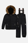 Two Piece Play Snowsuit Black