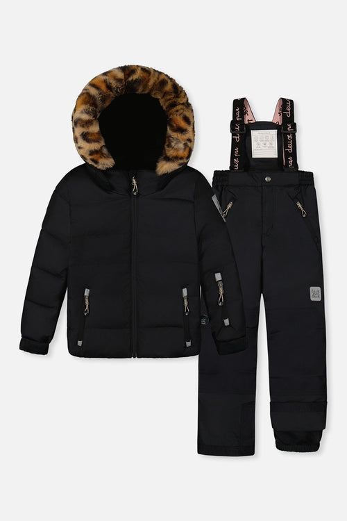 Two Piece Play Snowsuit Black