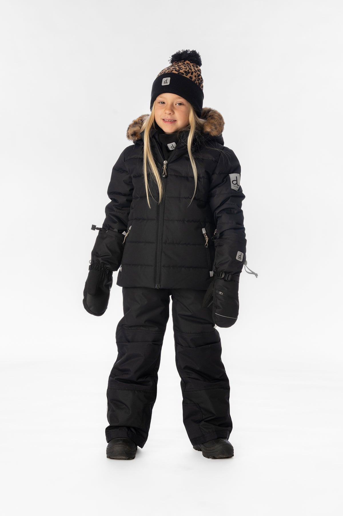 Two Piece Play Snowsuit Black