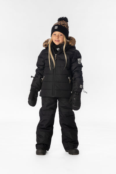 Two Piece Play Snowsuit Black