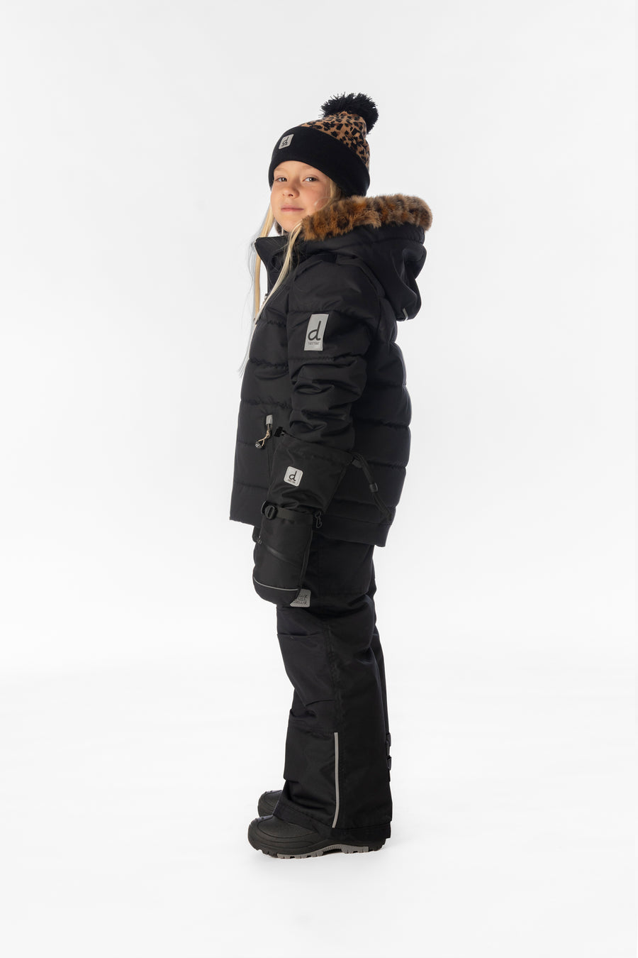 Two Piece Play Snowsuit Black
