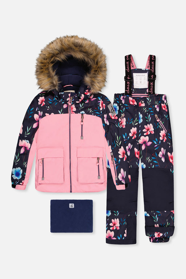 Two Piece Play Snowsuit Pink - J10PG81_06240