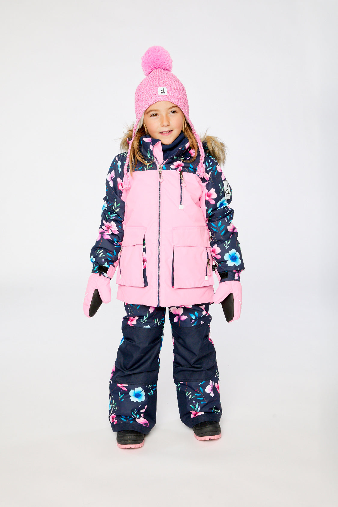 Two Piece Play Snowsuit Pink - J10PG81_06240