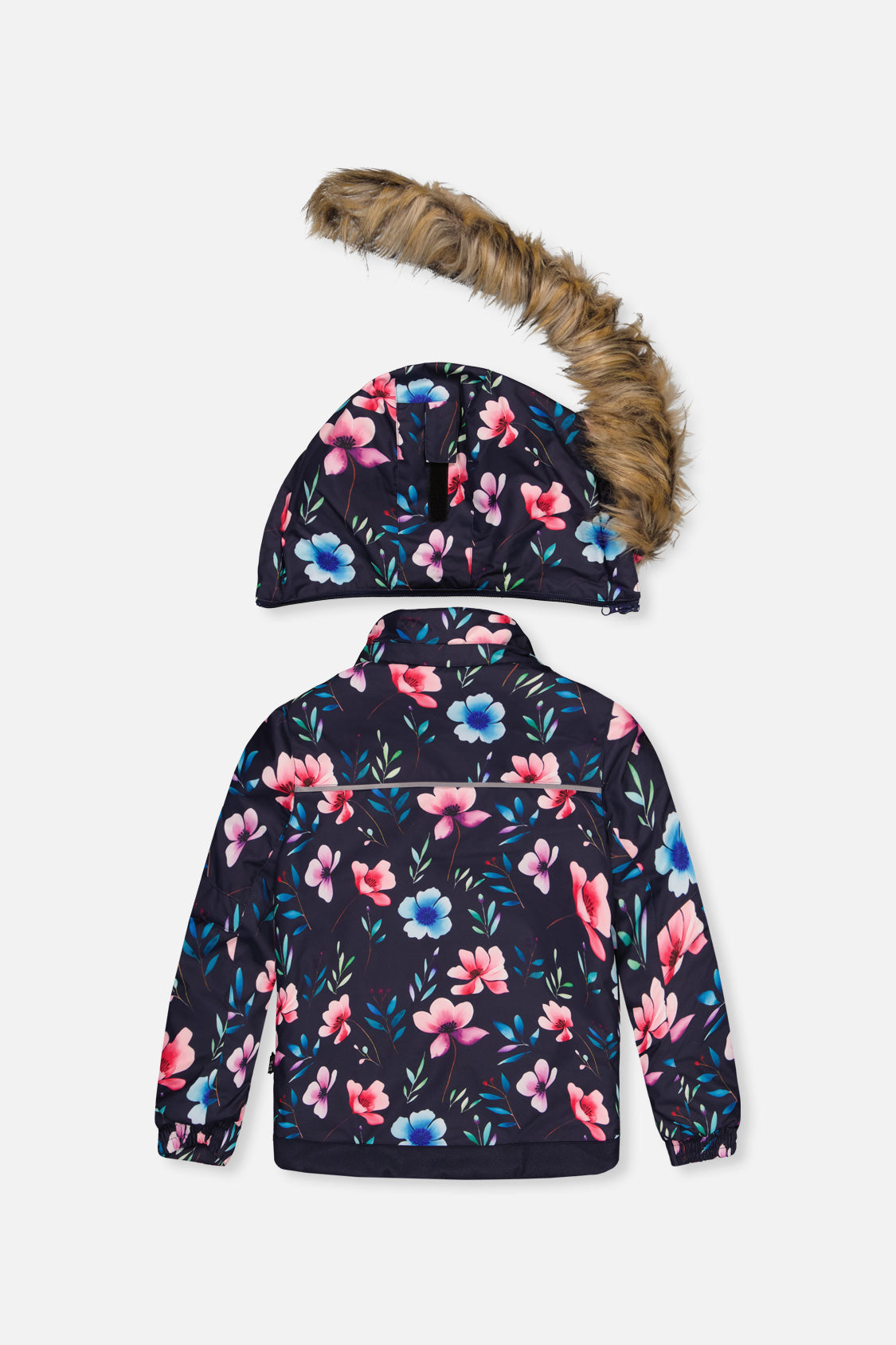 Two Piece Play Snowsuit Blue Floral Print - J10PG81_1J023