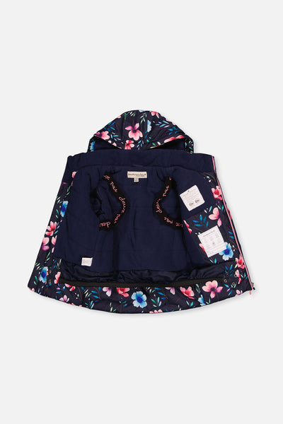 Two Piece Play Snowsuit Blue Floral Print - J10PG81_1J023