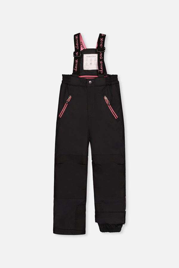 Two Piece Play Snowsuit Black Zebra Print With Black Pants - J10PG83_09990
