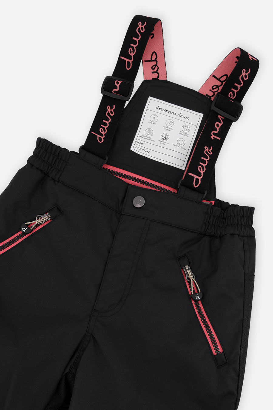 Two Piece Play Snowsuit Black Zebra Print With Black Pants - J10PG83_09990