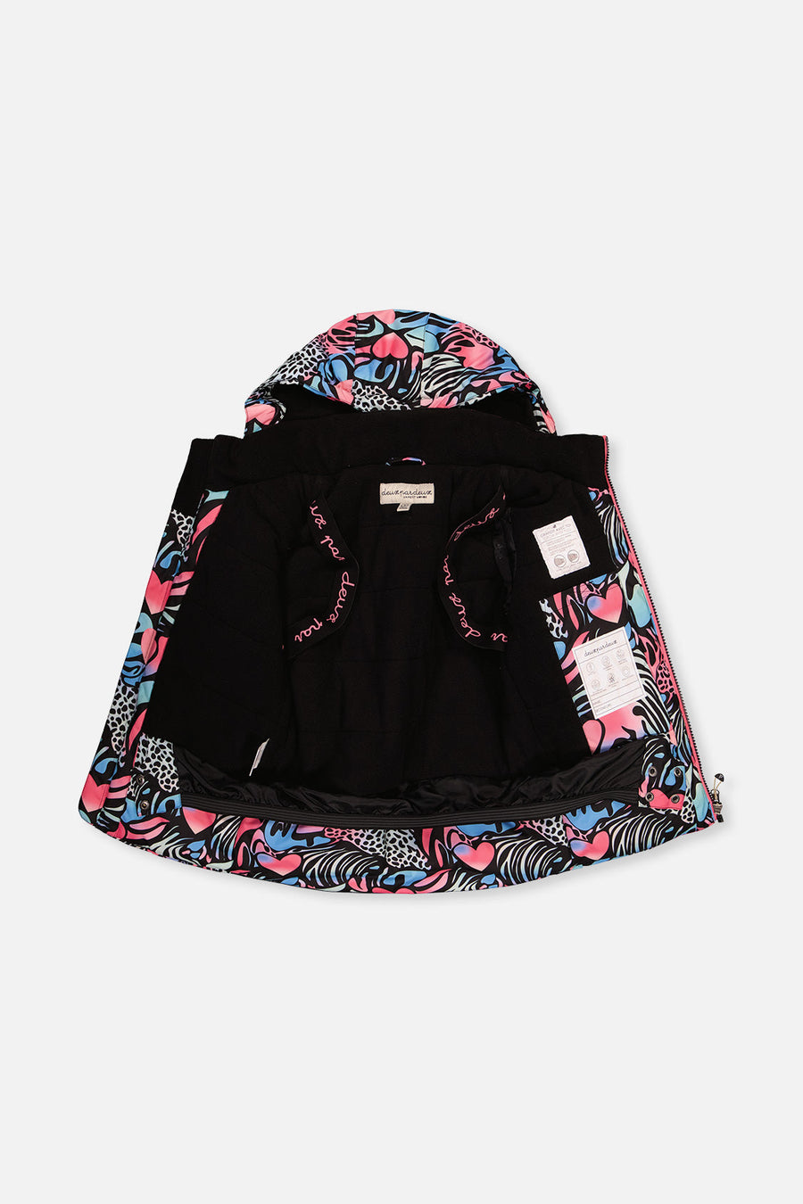 Two Piece Play Snowsuit Black Zebra Print With Pink Pants - J10PG83_1J024