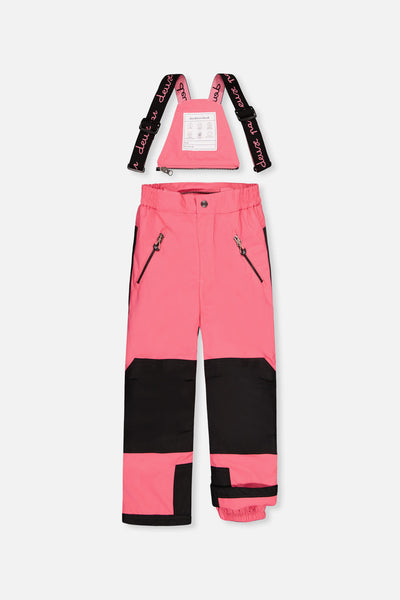 Two Piece Play Snowsuit Black Zebra Print With Pink Pants - J10PG83_1J024