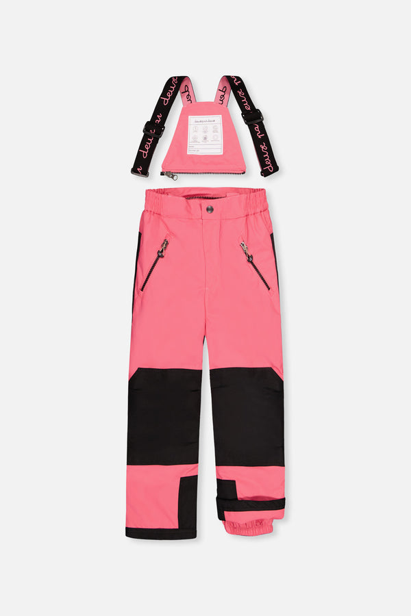 Two Piece Play Snowsuit Black Zebra Print With Pink Pants - J10PG83_1J024