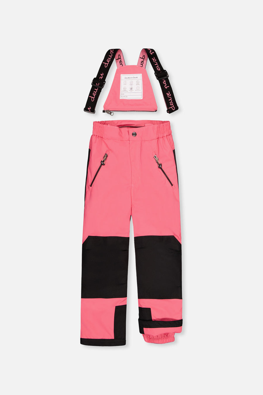 Two Piece Play Snowsuit Black Zebra Print With Pink Pants - J10PG83_1J024