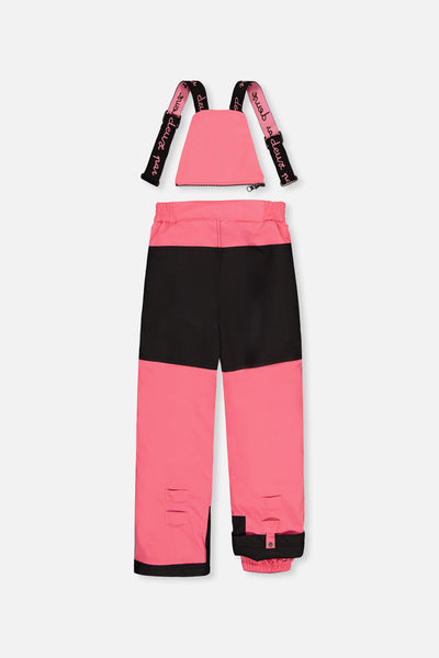Two Piece Play Snowsuit Black Zebra Print With Pink Pants - J10PG83_1J024