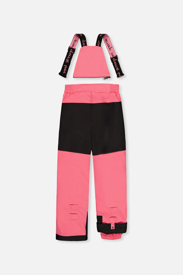 Two Piece Play Snowsuit Black Zebra Print With Pink Pants - J10PG83_1J024