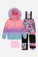Two Piece Play Snowsuit Pink To Blue Gradient - J10PG87_1J022