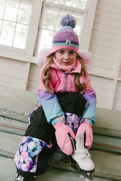 Two Piece Play Snowsuit Pink To Blue Gradient - J10PG87_1J022