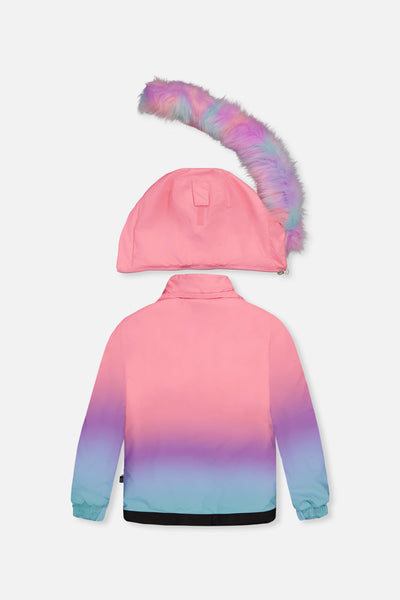 Two Piece Play Snowsuit Pink To Blue Gradient - J10PG87_1J022