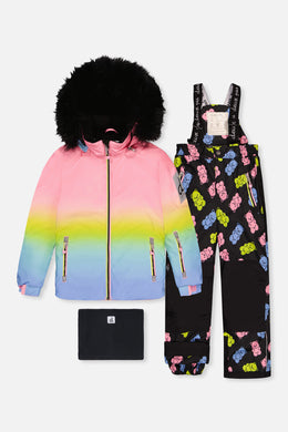 Two Piece Play Snowsuit Multicolor Gradient - J10PG87_1J034