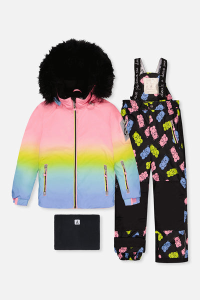 Two Piece Play Snowsuit Multicolor Gradient - J10PG87_1J034