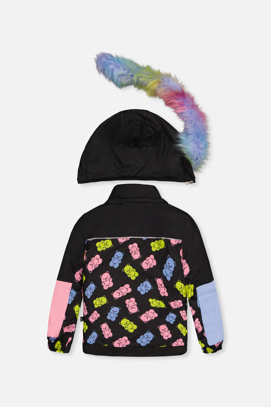 Two Piece Play Snowsuit Black Gummy Bear Print - J10PG88_1J033