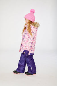 Two Piece Play Snowsuit Pink Mini Flower Print - J10PG89_1J020