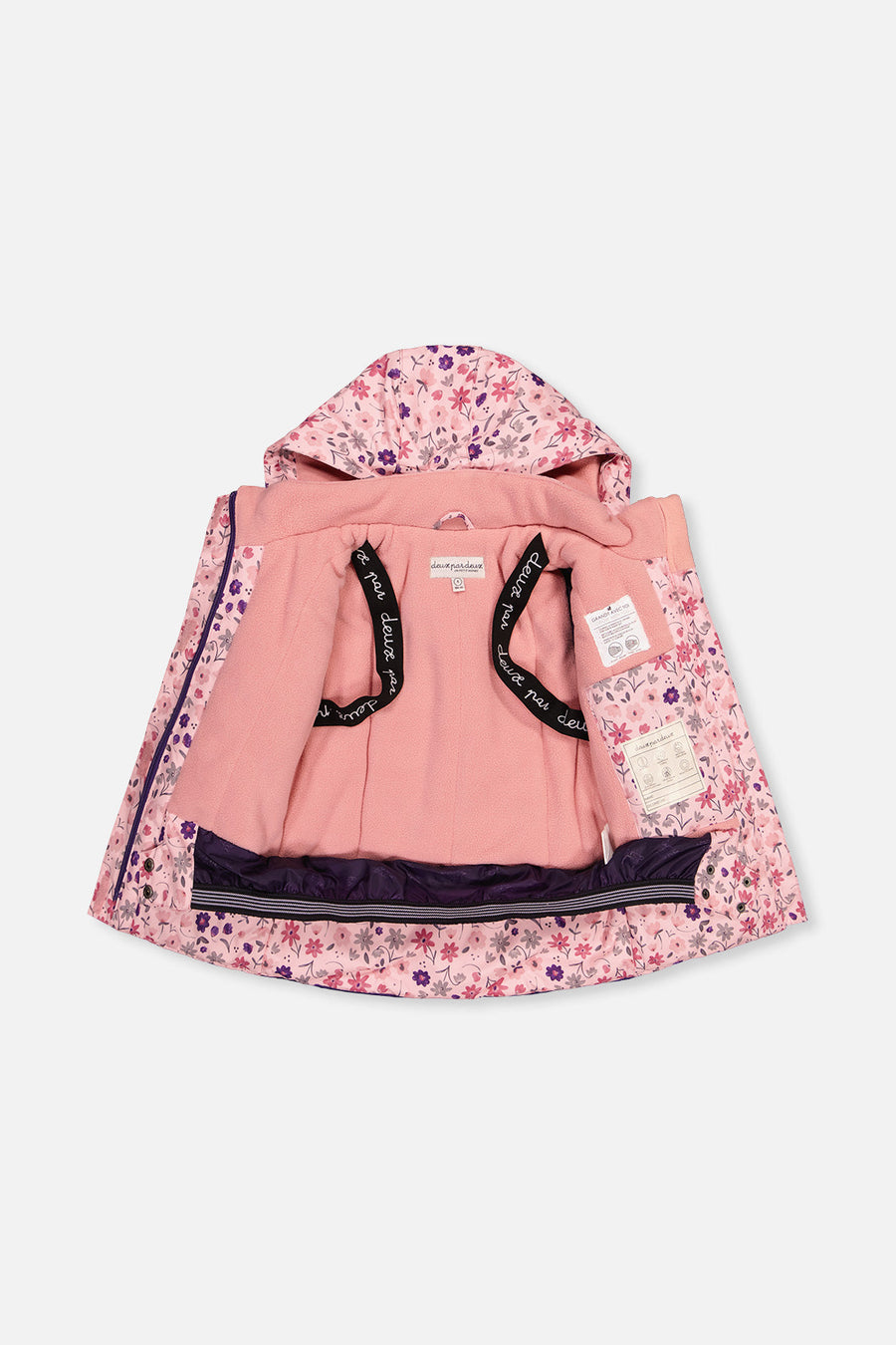 Two Piece Play Snowsuit Pink Mini Flower Print - J10PG89_1J020