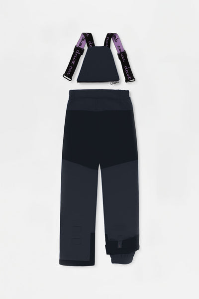 Two Piece Play Snowsuit Pink Mountain Print With Black Pants - J10PG93_09990