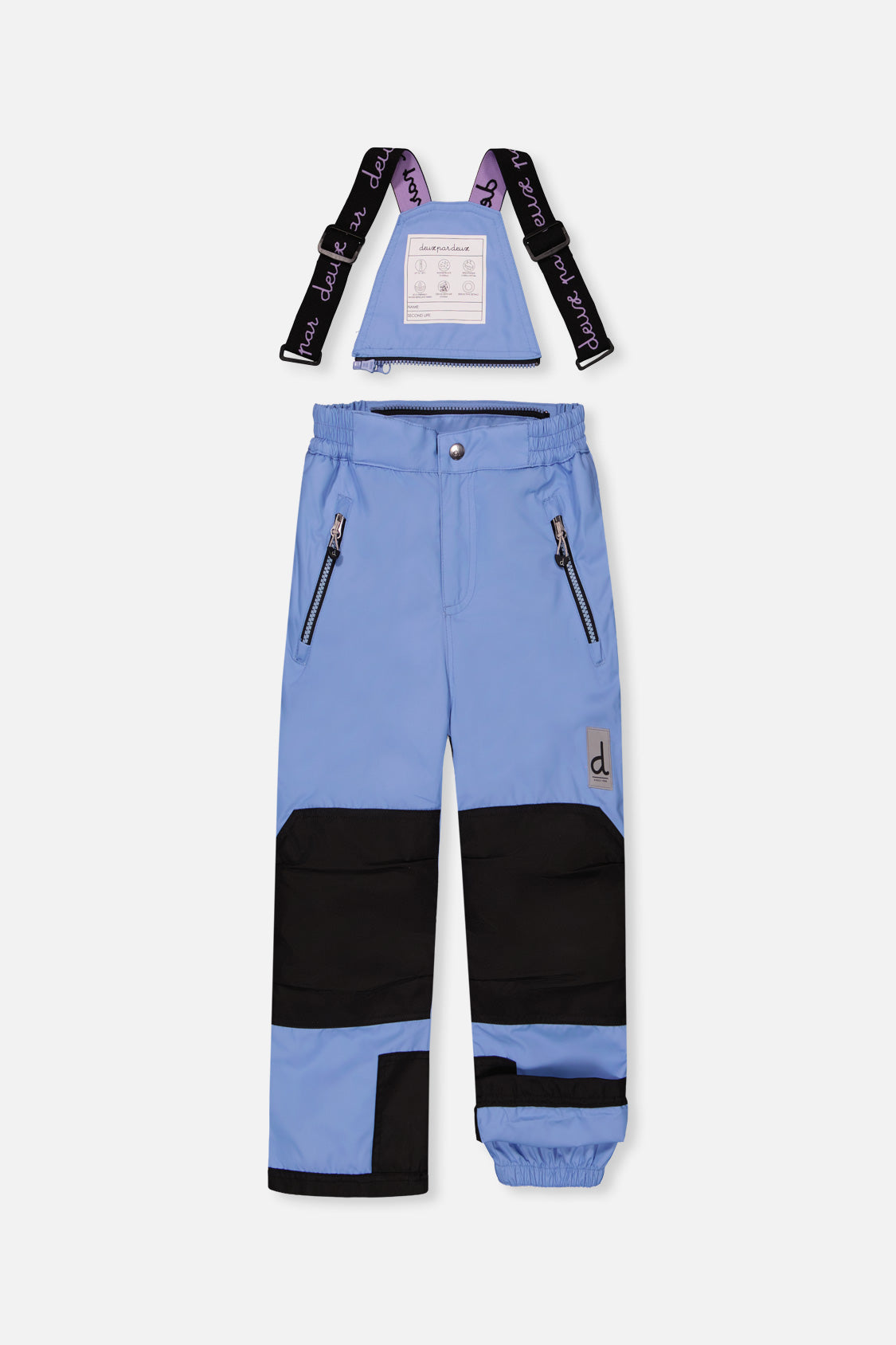 Two Piece Play Snowsuit Pink Mountain Print With Blue Pants - J10PG93_1J032