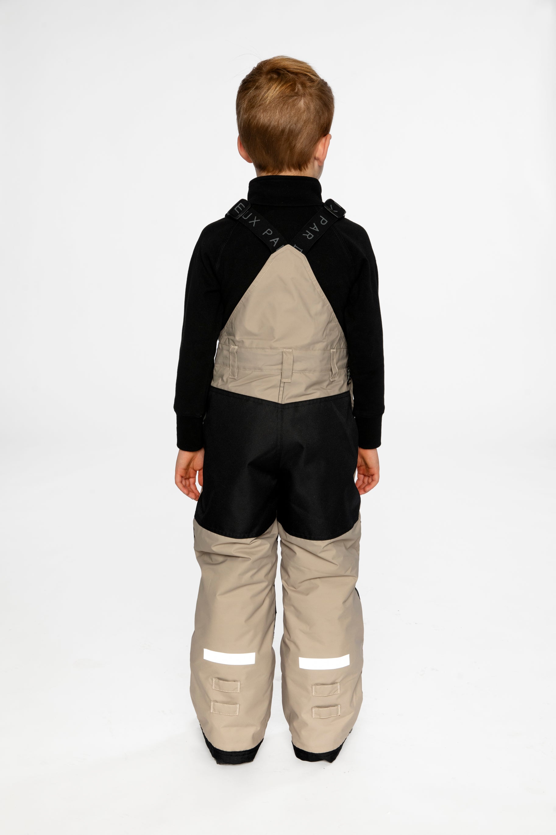Gesamt-Schneelatzhose Taupe