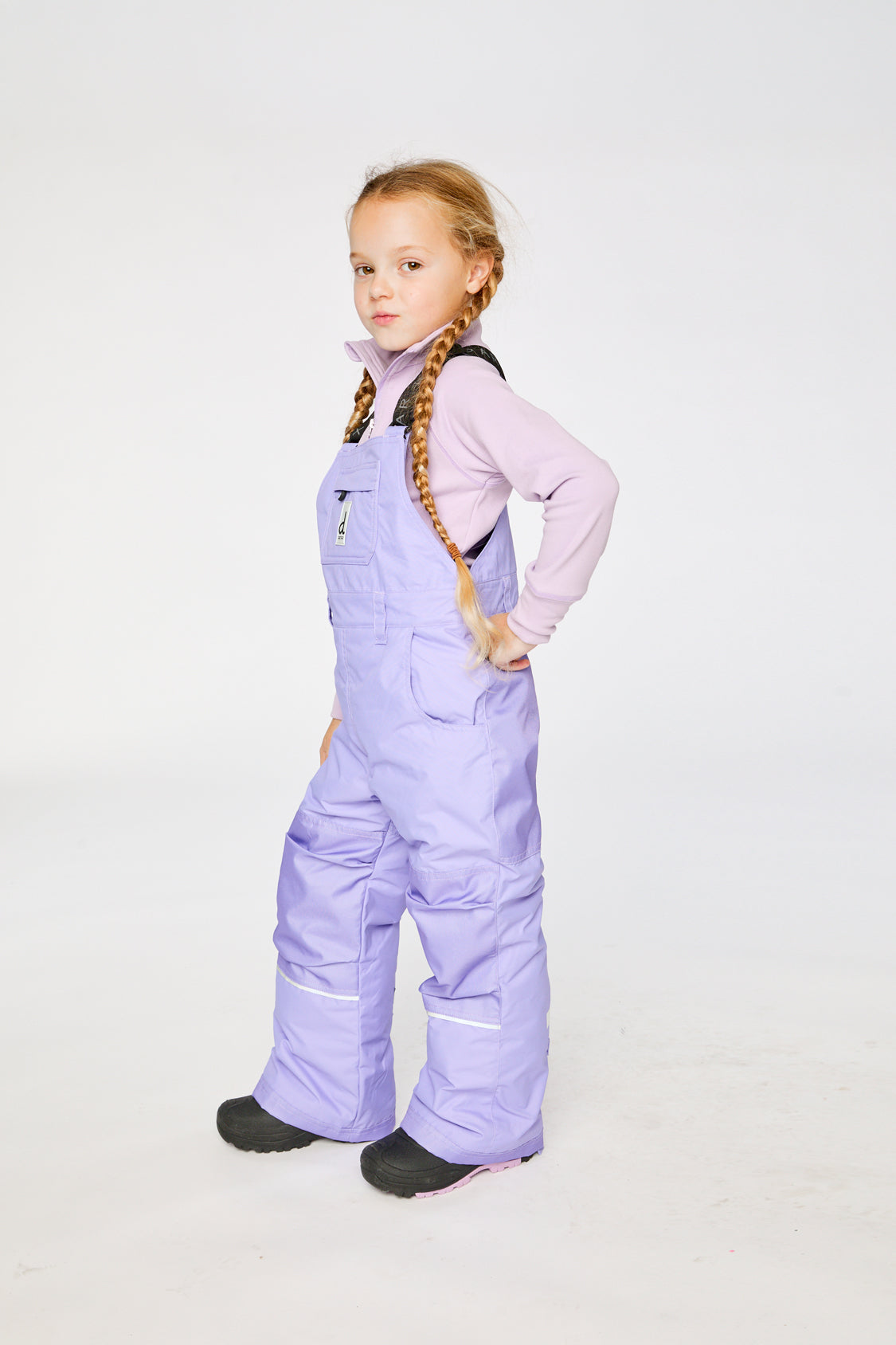 Play Overall Snow Bib Purple - J10T220_05130