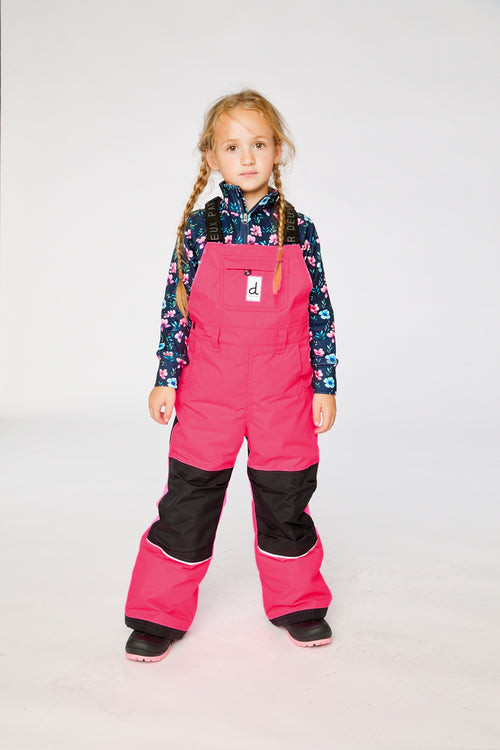 Play Overall Snow Bib Bright Pink