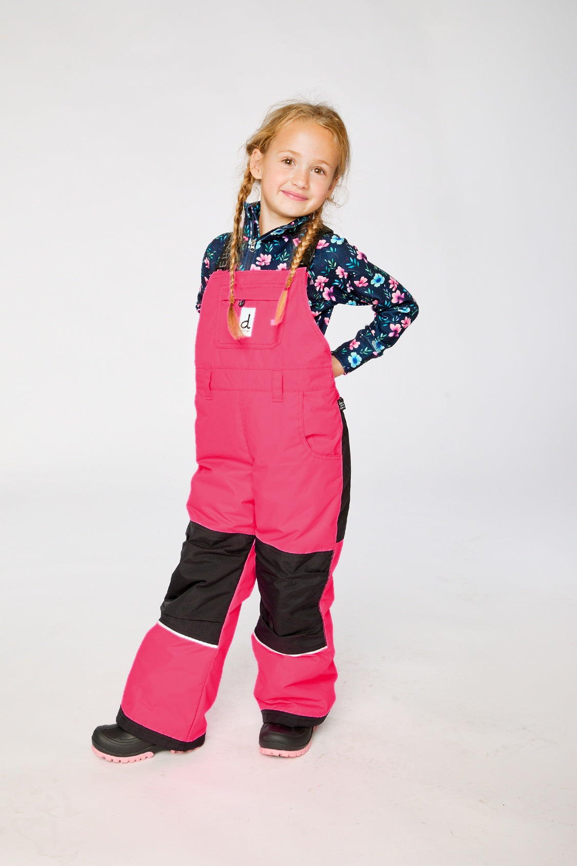 Schneehose zum Spielen, leuchtend pink