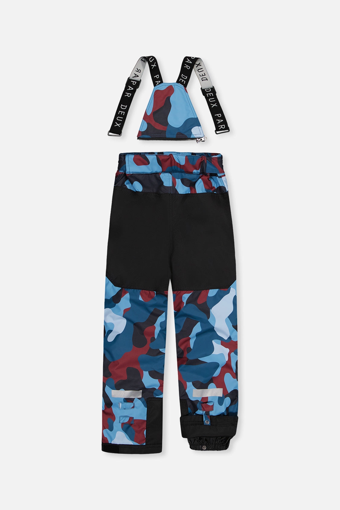Two Piece Teknik Snowsuit Blue And Red Camouflage - J10TB51_04002