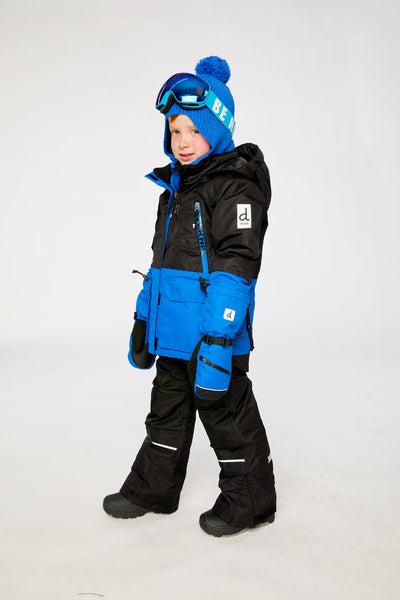 Two Piece Teknik Snowsuit Royal Blue And Red - J10TB51_04690