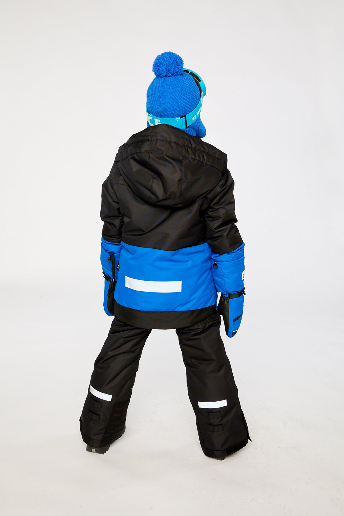 Two Piece Teknik Snowsuit Royal Blue And Red - J10TB51_04690