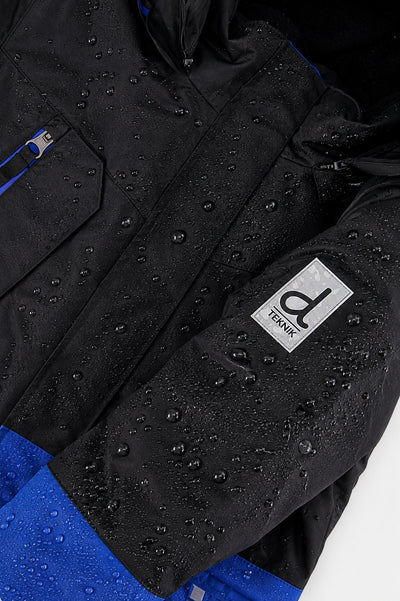 Two Piece Teknik Snowsuit Royal Blue And Red