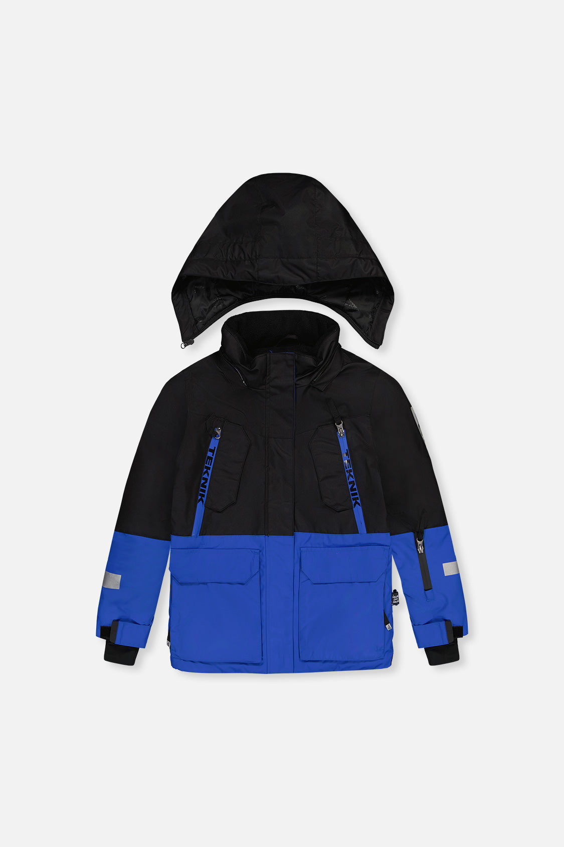 Two Piece Teknik Snowsuit Royal Blue And Red - J10TB51_04690