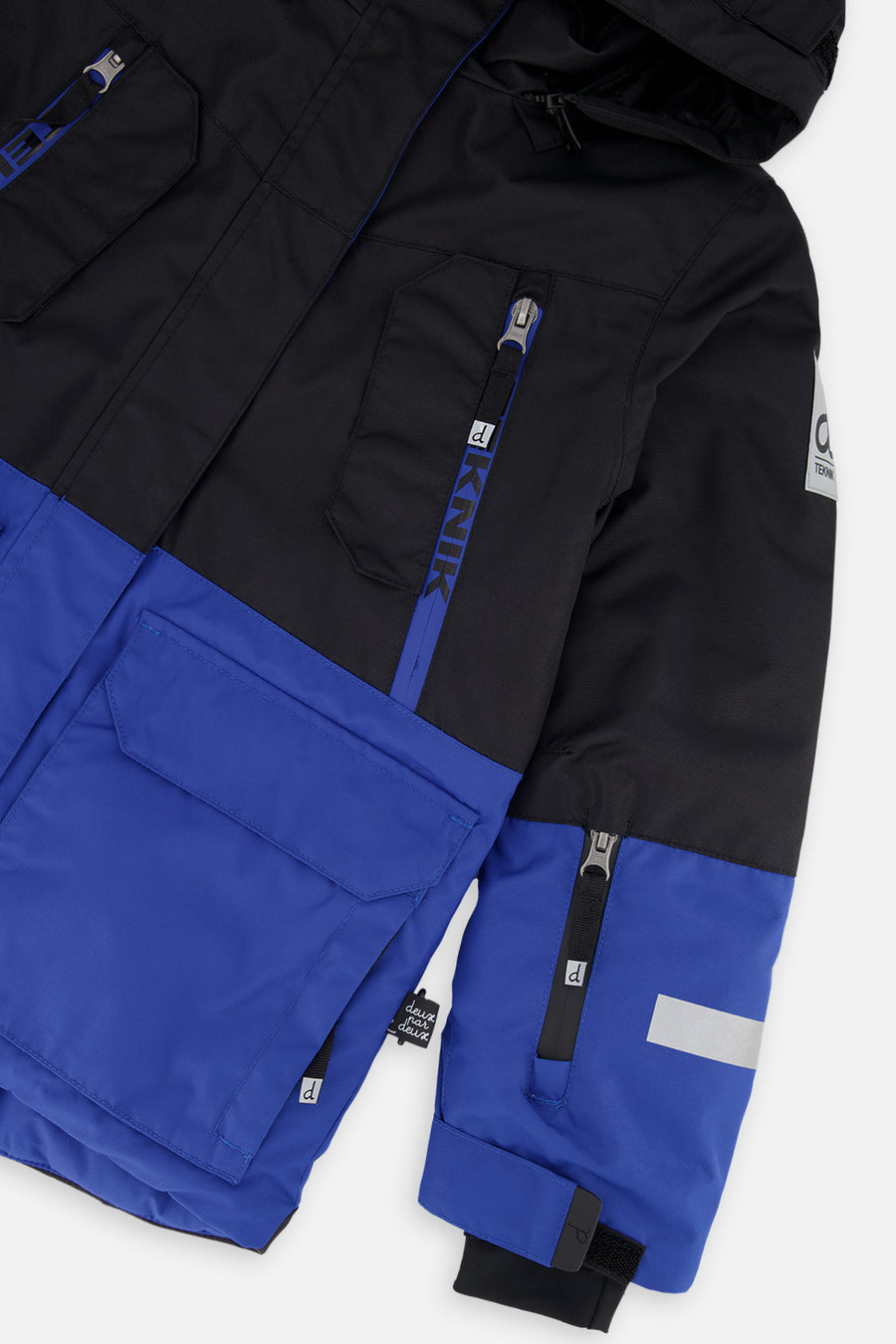 Two Piece Teknik Snowsuit Royal Blue And Red - J10TB51_04690