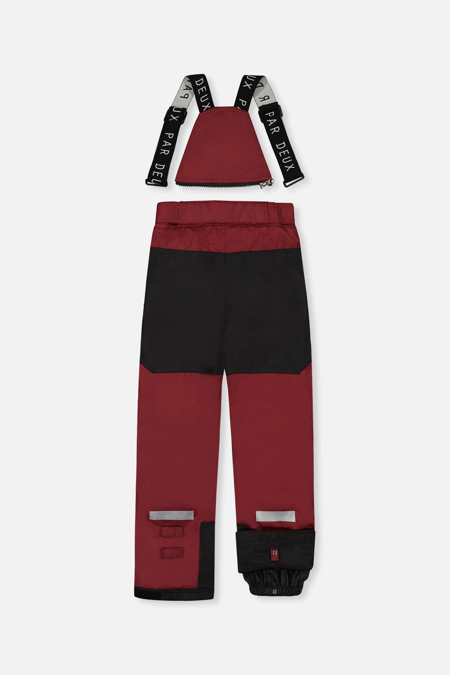 Two Piece Teknik Snowsuit Black Beige And Burgundy - J10TB51_09990