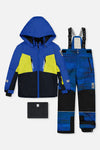 Two Piece Teknik Snowsuit Royal Blue And Yellow - J10TB52_04690
