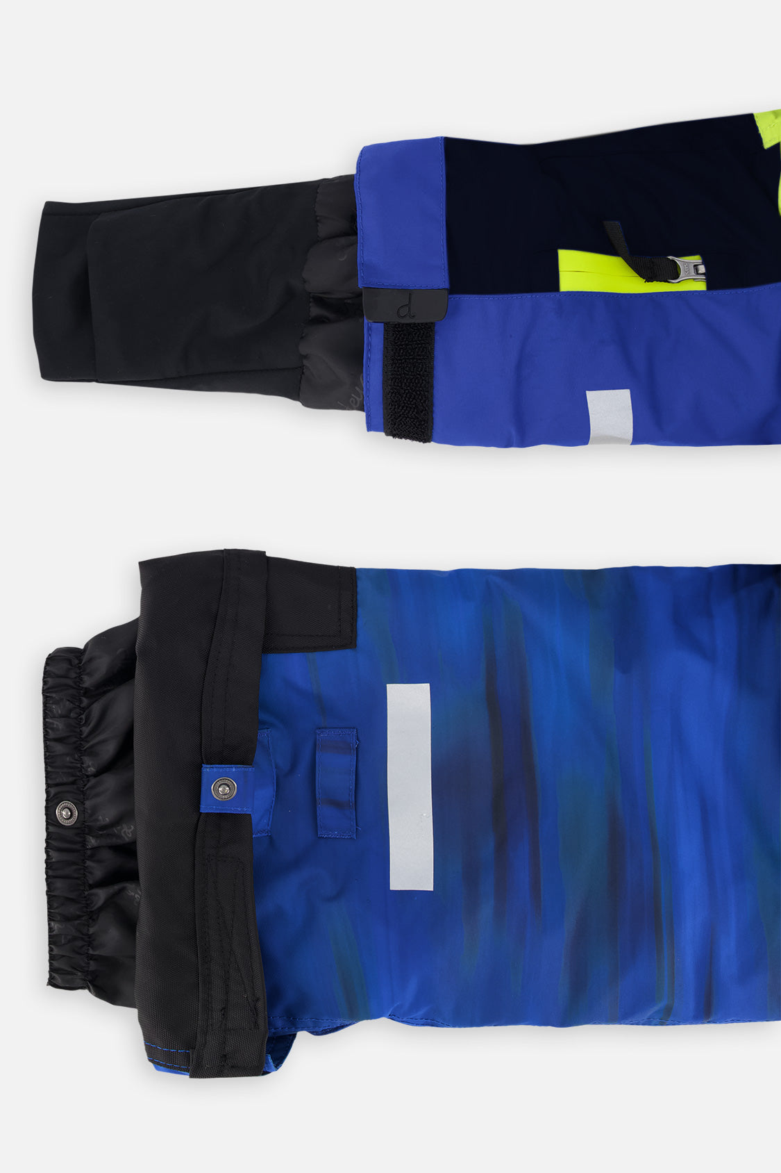 Two Piece Teknik Snowsuit Royal Blue And Yellow - J10TB52_04690
