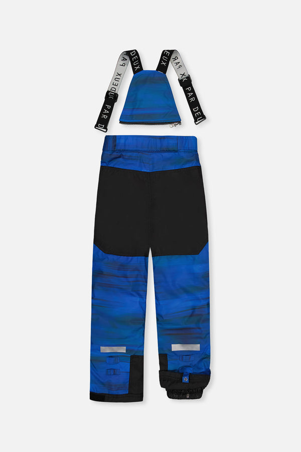 Two Piece Teknik Snowsuit Royal Blue And Yellow - J10TB52_04690