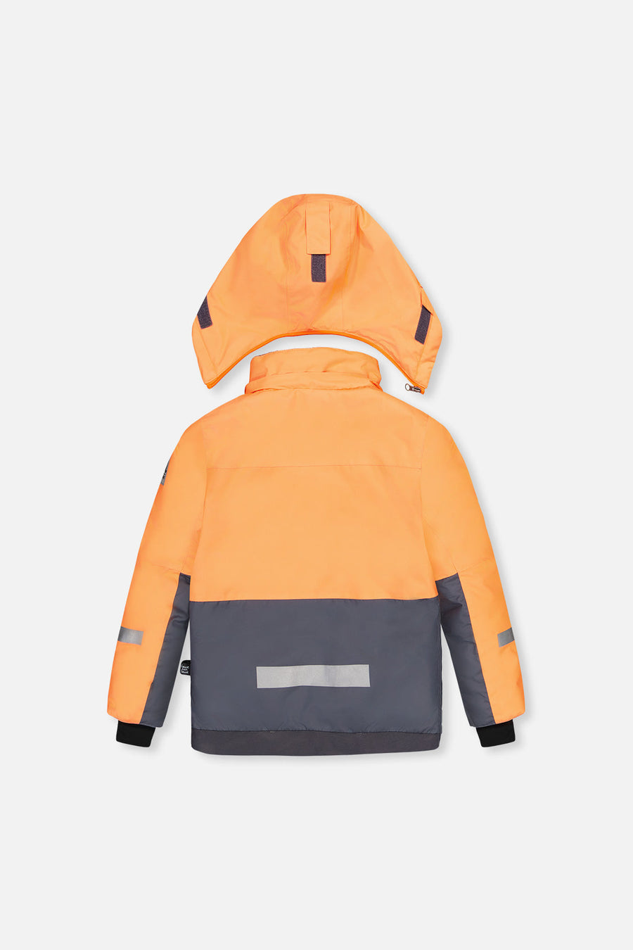 Two Piece Teknik Snowsuit Bright Orange Grey And Taupe - J10TB52_08950