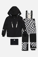 Two Piece Teknik Snowsuit Black And White - J10TB52_09990