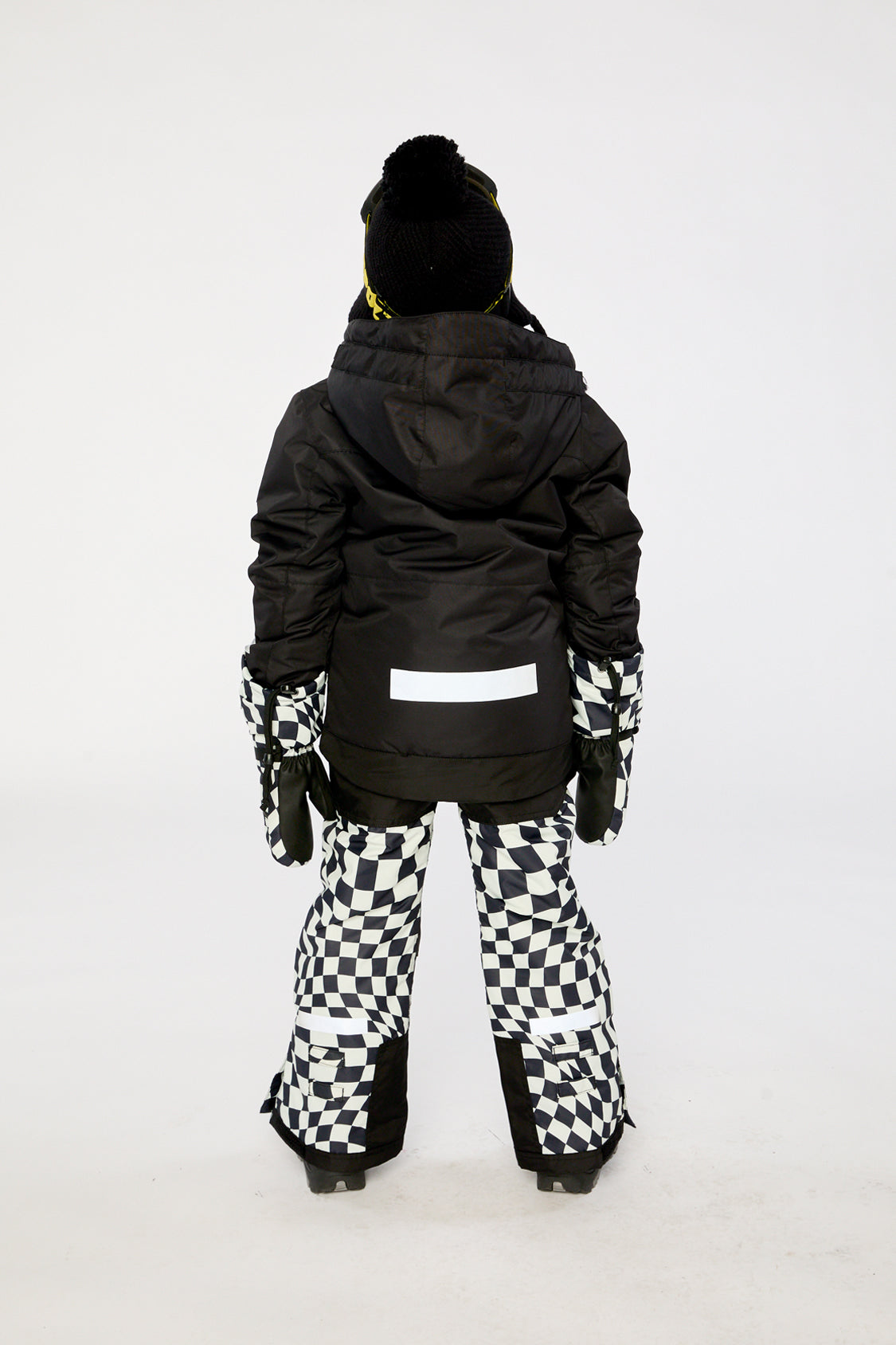 Two Piece Teknik Snowsuit Black And White - J10TB52_09990