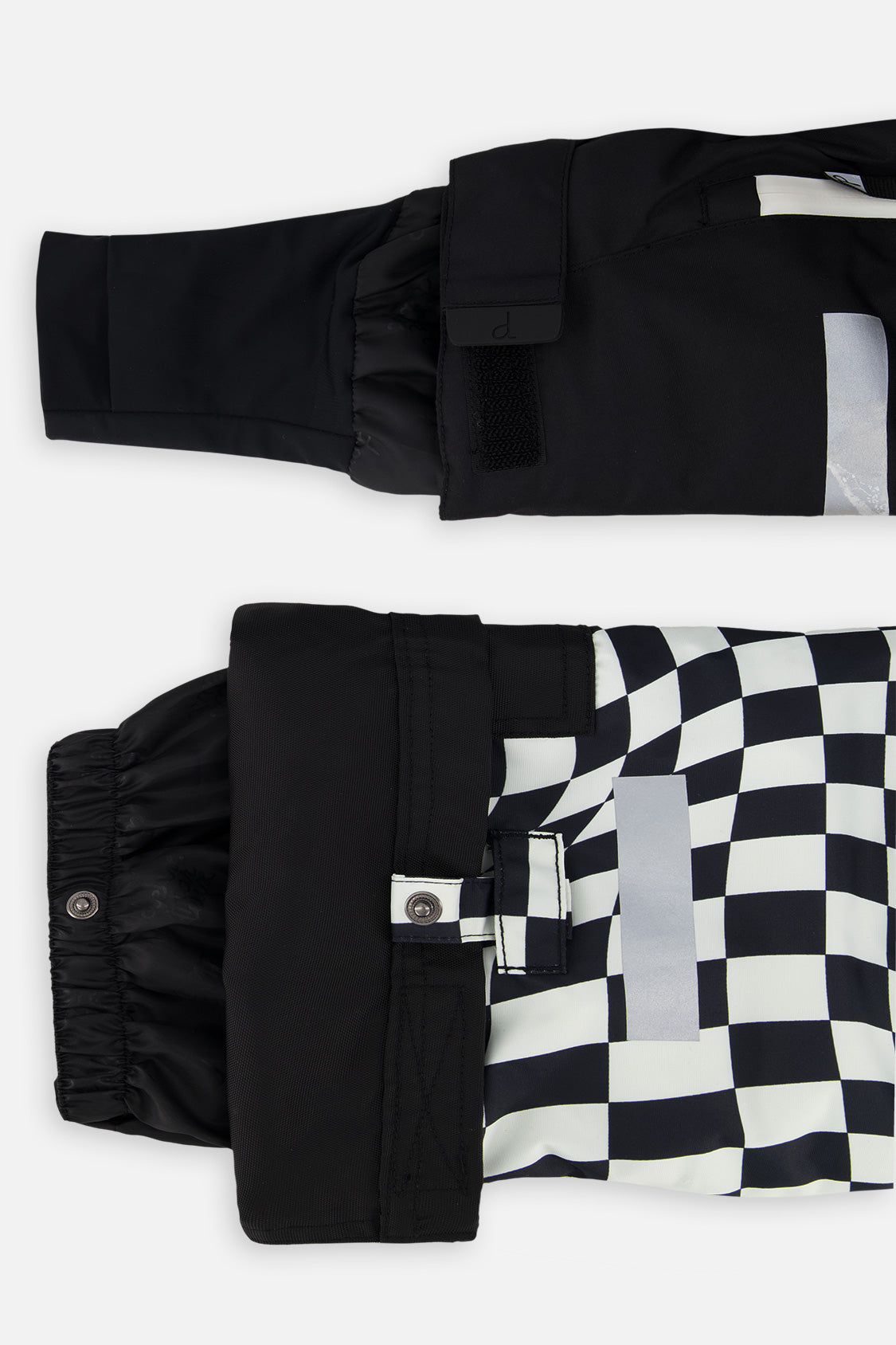 Two Piece Teknik Snowsuit Black And White - J10TB52_09990