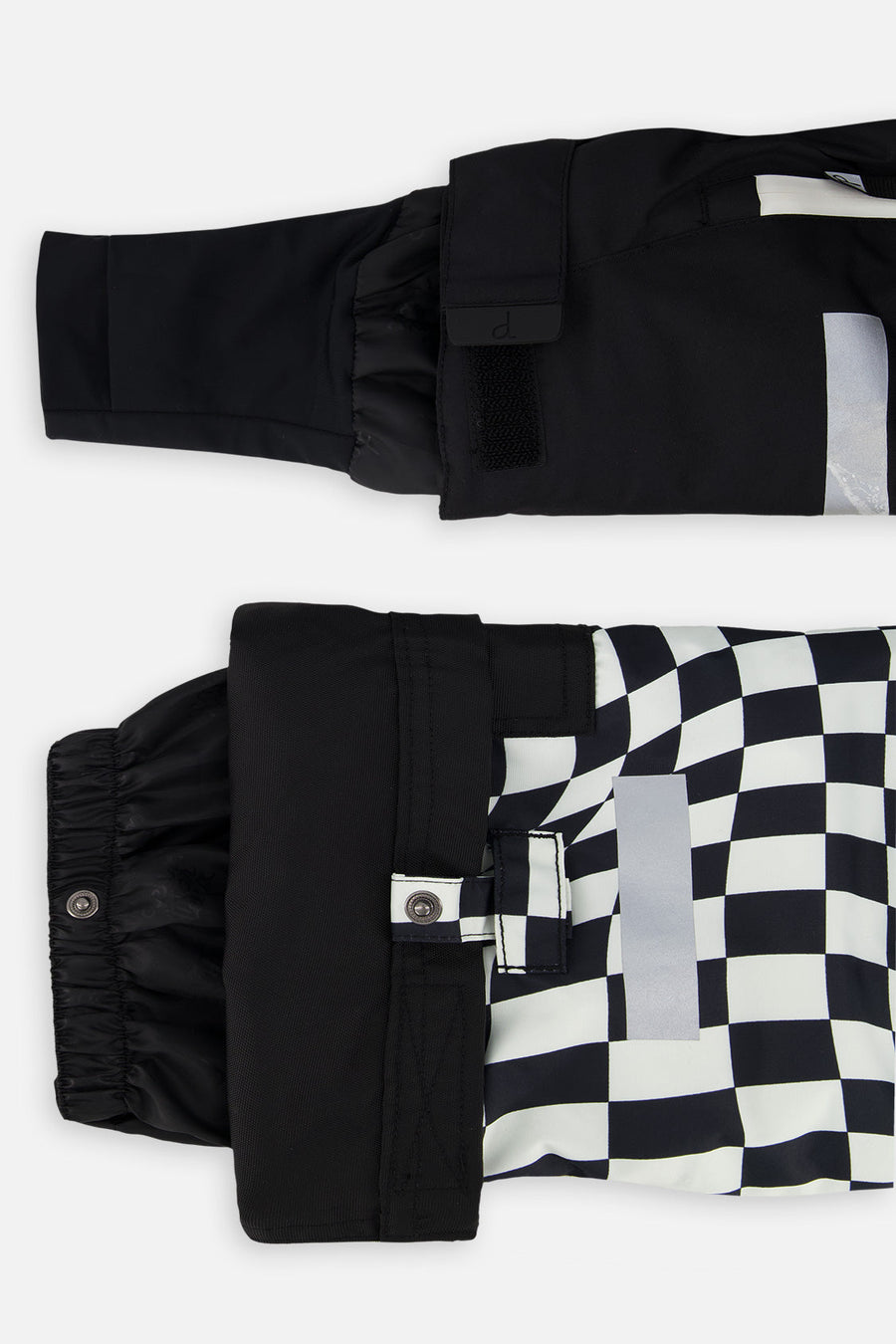 Two Piece Teknik Snowsuit Black And White - J10TB52_09990