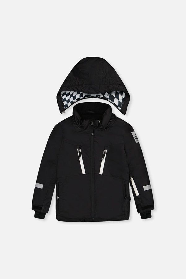 Two Piece Teknik Snowsuit Black And White - J10TB52_09990