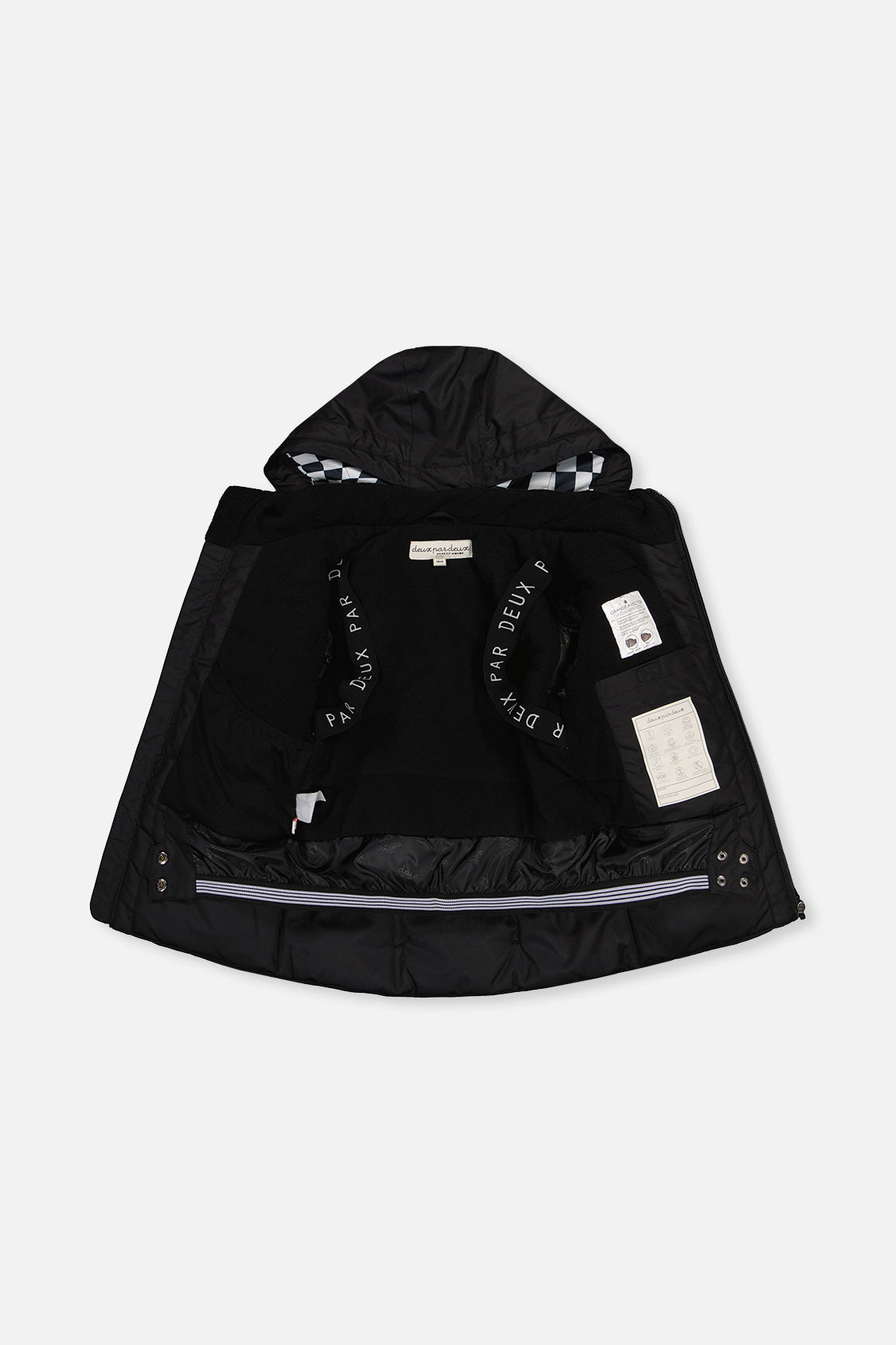 Two Piece Teknik Snowsuit Black And White - J10TB52_09990