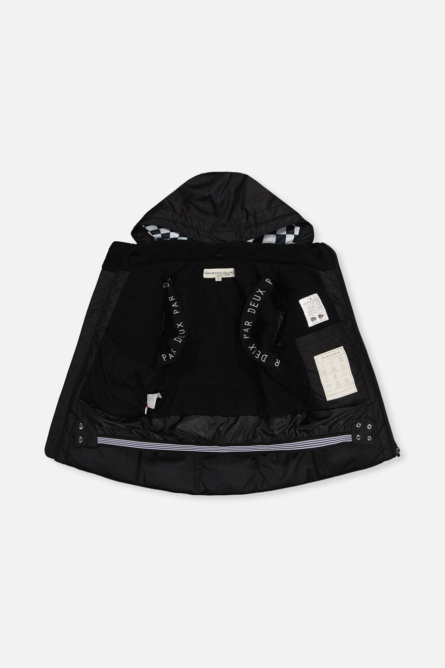 Two Piece Teknik Snowsuit Black And White - J10TB52_09990